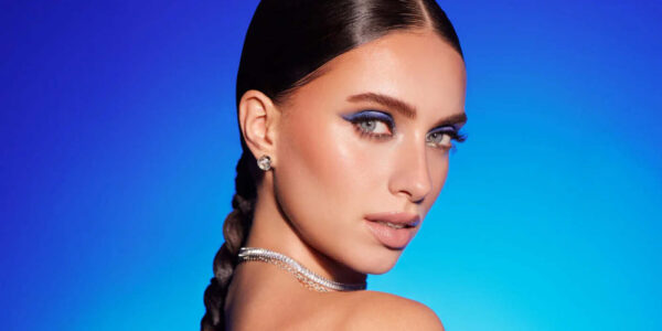 blå makeup trend evagarden